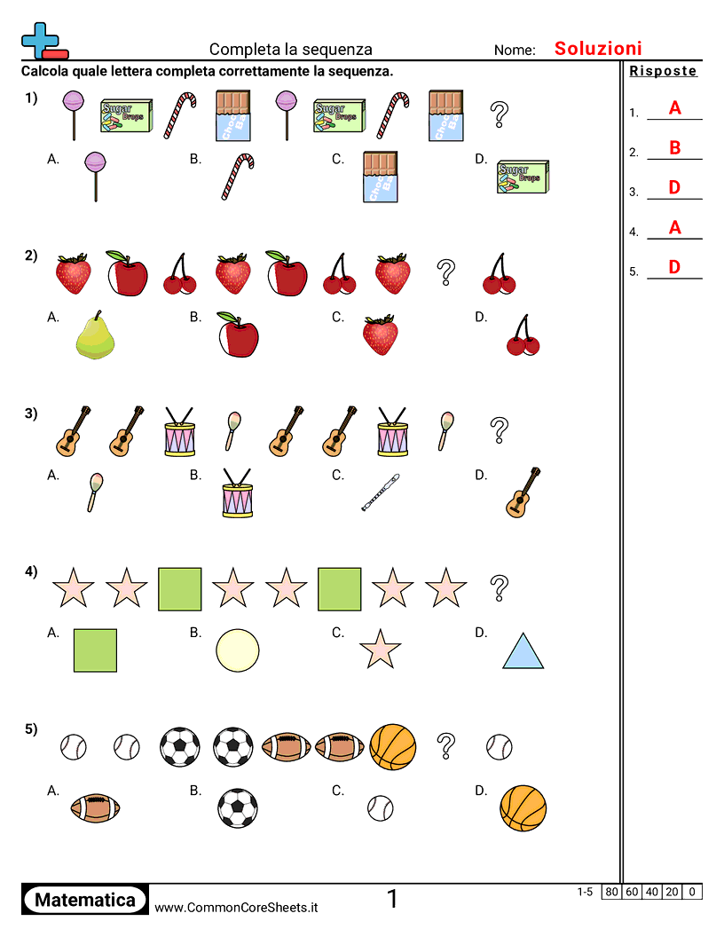 Schemi e operazioni grafiche - schemi-continui-grafico worksheet