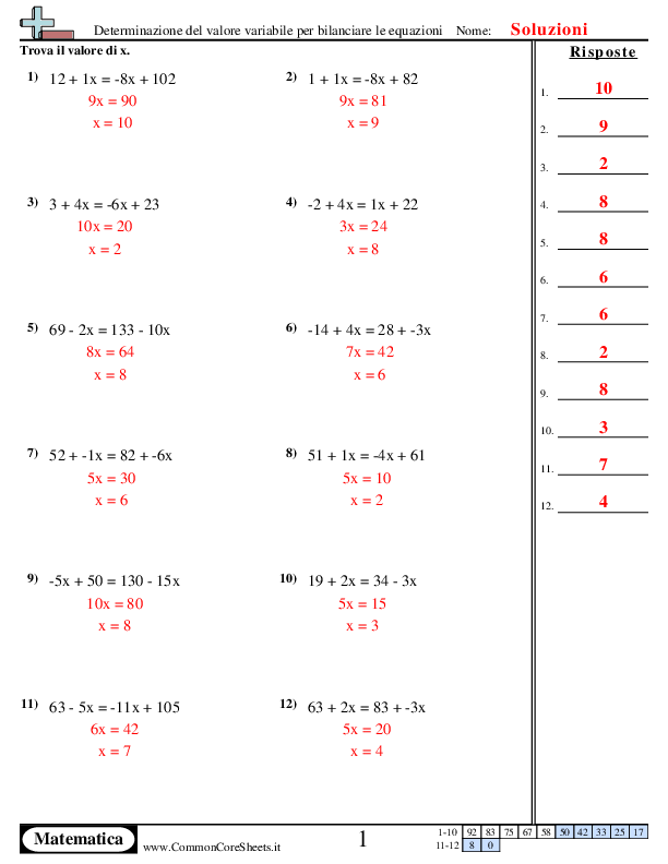  - 146 worksheet