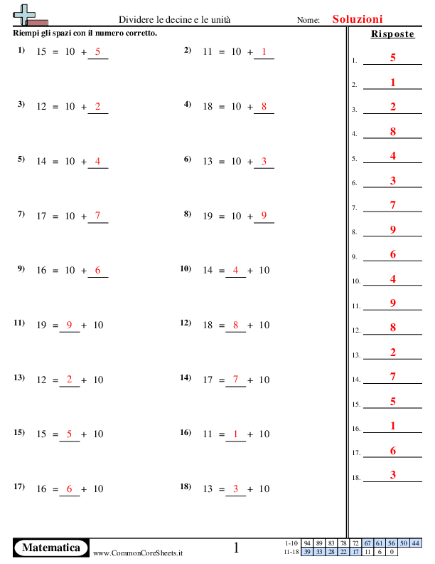  - dividere-le-decine-e-le-unita worksheet