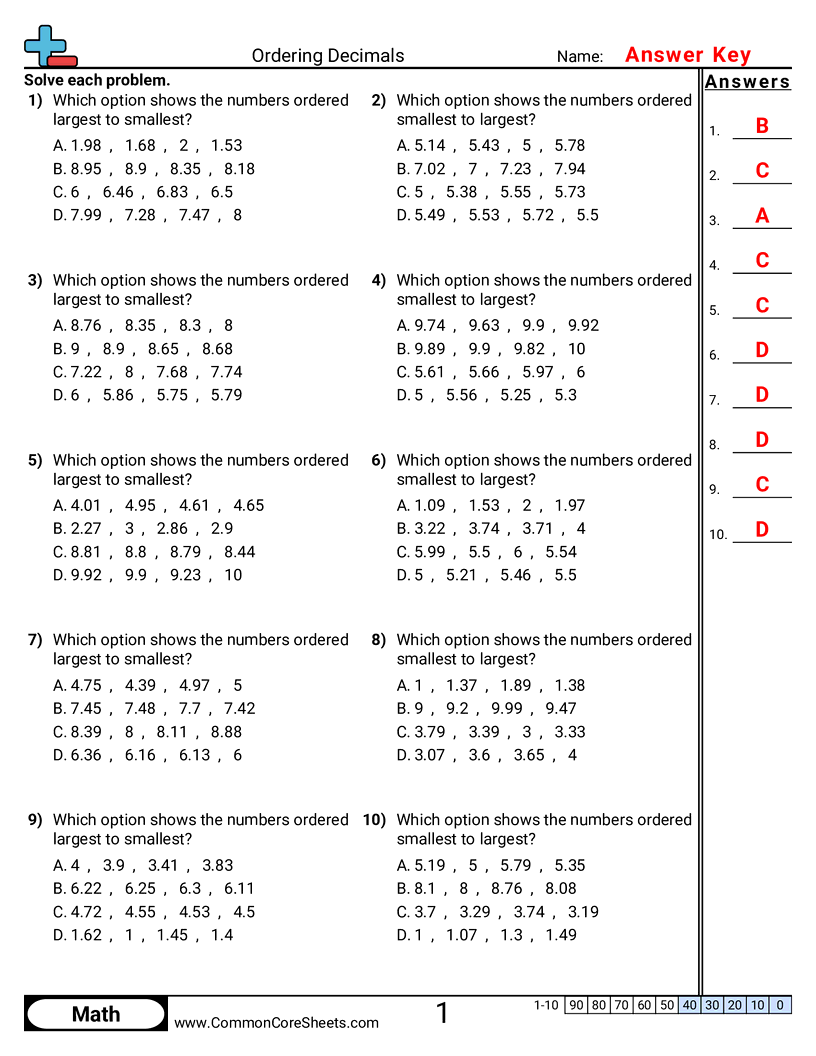 Related worksheet